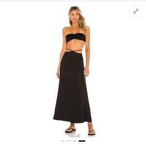 Agua Bendita x Revolve Black Opal Wrap Skirt